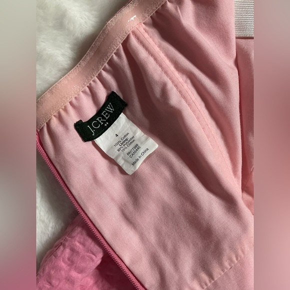 J.CREW Women’s 100% Cotton, Strapless Dress. Flamingo Pink. Sz: 4 - Picture 11 of 12